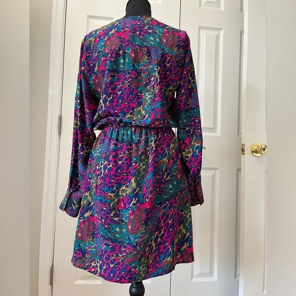 Britt Ryan Silk Printed Dress Size Small EUC - Picture 3 of 9